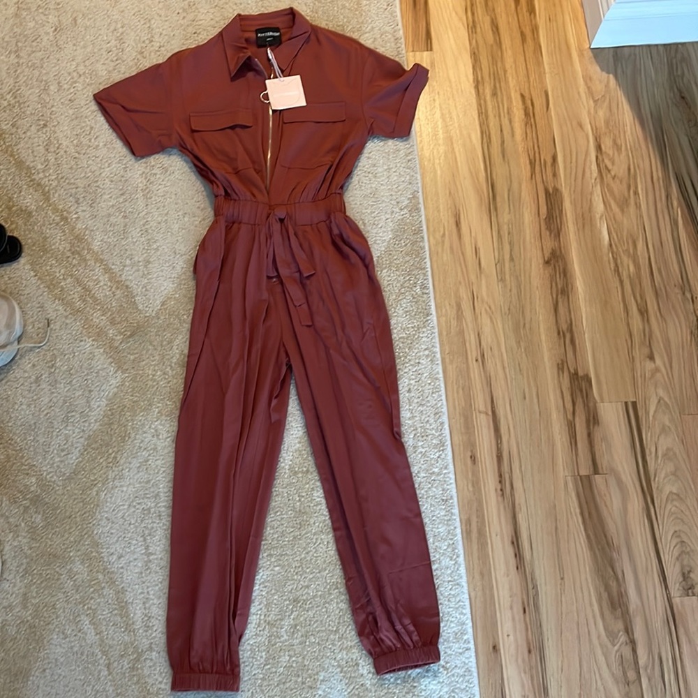 kittenish mauve jumpsuit